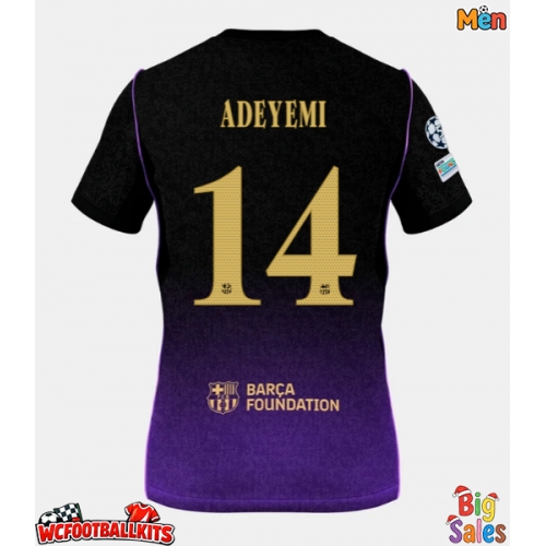 Barcelona Karim Adeyemi #14 Replica Away Stadium Shirt 2026-27 Short Sleeve